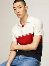 Tommy Hilfiger pánske polo Colorblock - M (XNN)
