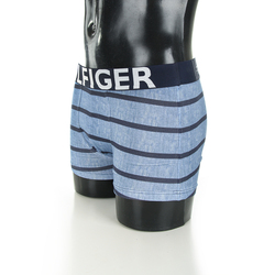 Tommy Hilfiger pánske modré boxerky s prúžkom - S (478)