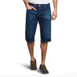 Tommy Hilfiger pánske tmavo modré džínsové šortky Ronan