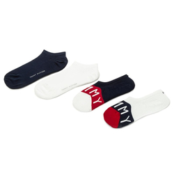Tommy Hilfiger pánske nízke ponožky v darčekovom balení - 39 (DARKNAV)