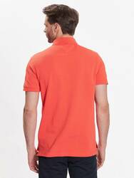 Tommy Hilfiger pánske oranžové polo tričko - L (SOH)