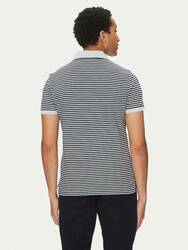 Tommy Hilfiger pánske pruhované polo tričko - L (0BD)