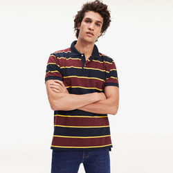 Tommy Hilfiger pánske pruhované polo tričko Structure