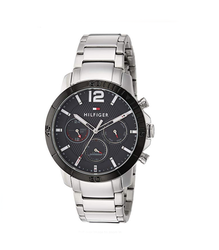 Tommy Hilfiger pánske strieborné hodinky - 000 (0)