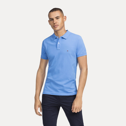 Tommy Hilfiger pánske svetlomodré polo Global - L (433)