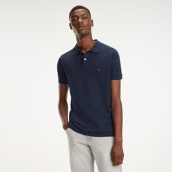 Tommy Hilfiger pánske tmavomodré polo Global - M (403)