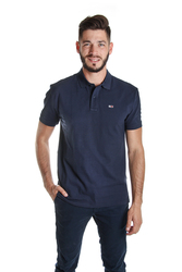 Tommy Hilfiger pánske tmavomodré polo Solid
