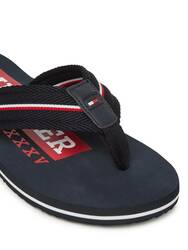 Tommy Hilfiger pánske tmavo modré žabky - 41 (DW5)