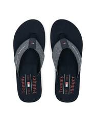 Tommy Hilfiger pánske tmavo modré žabky - 41 (DW5)