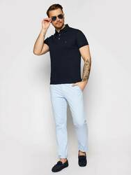 Tommy Hilfiger pánske tmavo modré polo tričko - XXXL (DW5)
