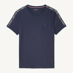 Tommy Hilfiger pánske tmavomodré tričko - L (416)