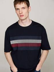 Tommy Hilfiger pánske tmavo modré tričko - M (DW5)