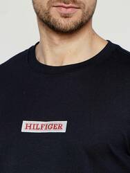 Tommy Hilfiger pánske tmavo modré tričko - XL (DW5)