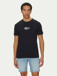 Tommy Hilfiger pánske tmavo modré tričko Flag - S (DW5)