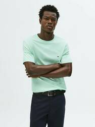 Tommy Hilfiger pánske zelenkavé tričko  - L (LXY)