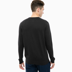 Tommy Hilfiger pánsky čierny sveter Core - S (032)