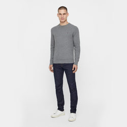 Tommy Hilfiger pánsky šedý sveter Mesh - L (043)