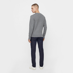 Tommy Hilfiger pánsky šedý sveter Mesh - L (043)
