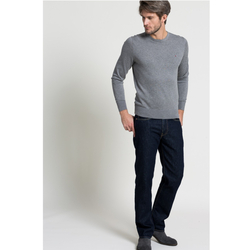 Tommy Hilfiger pánsky sivý sveter Plaited - XXL (043)