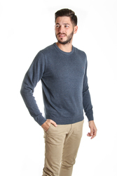 Tommy Hilfiger pánsky modrý sveter Blend - L (094)