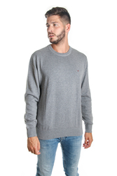 Tommy Hilfiger pánsky svetlošedý sveter Atlantic