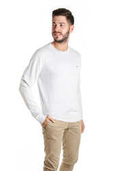 Tommy Hilfiger pánsky svetlomodrý melírovaný tenký sveter