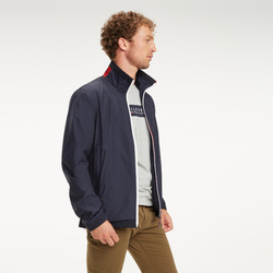 Tommy Hilfiger pánsky tmavomodrý nepremokavý bomber