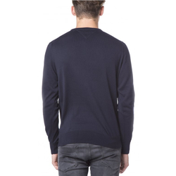 Tommy Hilfiger pánsky tmavomodrý sveter Plaited - XXL (403)