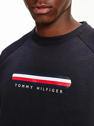 Tommy Hilfiger pánska čierna mikina - S (BDS)