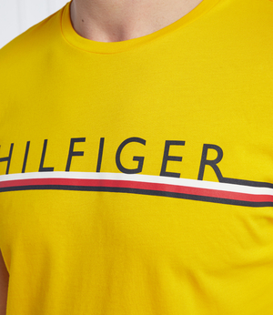 Tommy Hilfiger pánske žlté tričko - S (ZER)