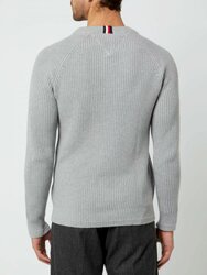 Tommy Hilfiger pánsky šedý sveter - S (PG5)