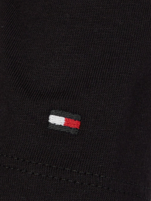 Tommy Hilfiger dámske čierne tričko s dlhým rukávom - S (BDS)