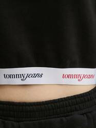 Tommy Jeans dámska čierna mikina - L (BDS)