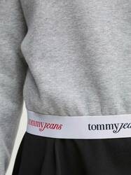 Tommy Jeans dámska šedá mikina - XS (P6N)