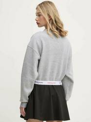 Tommy Jeans dámska šedá mikina - XS (P6N)
