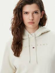 Tommy Jeans dámska béžová mikina - XS (ACG)