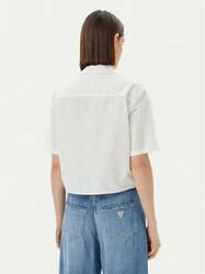Tommy Jeans dámska biela košeľa - XS (YBL)