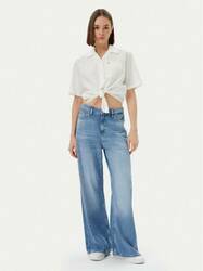 Tommy Jeans dámska biela košeľa - XS (YBL)