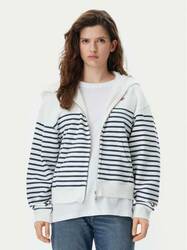 Tommy Jeans dámska pruhovaná mikina - XS (0FC)