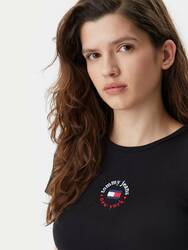 Tommy Jeans dámske čierne šaty - XS (BDS)