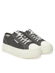 Tommy Jeans dámske čierne tenisky - 36 (BDS)