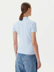 Tommy Jeans dámske modré polo tričko - XS (C3Q)