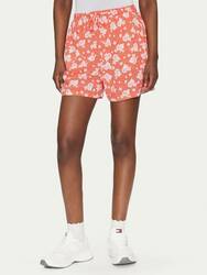 Tommy Jeans dámske oranžové kraťasy - XS (0K6)