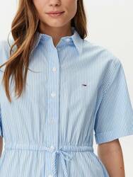 Tommy Jeans dámske pruhované šaty - L (0A9)