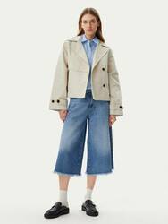 Tommy Jeans dámsky béžový trenčkot - XS (ACG)