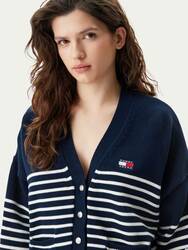Tommy Jeans dámsky modrý sveter - XXS (C1G)
