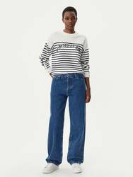 Tommy Jeans dámsky pruhovaný sveter - XXS (YBH)