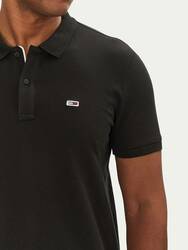 Tommy Jeans pánske čierne polo tričko - L (BDS)