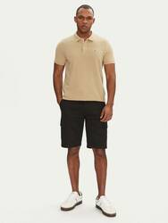 Tommy Jeans pánske béžové polo tričko - S (ACT)
