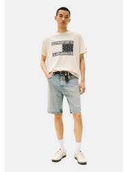 Tommy Jeans pánske béžové tričko - L (ACG)